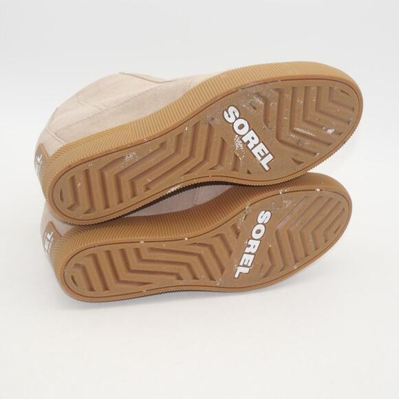 NEW Sorel Women's 8.5 Out N About Wedge Ankle Boots Shoes Omega Taupe Tan - Picture 7 of 7